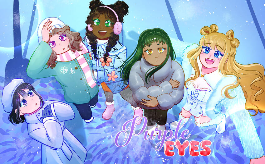 Illustration - Purple Winter